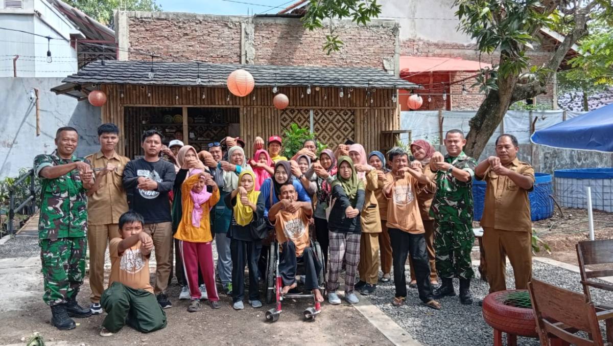 Tingkatkan Kemandirian Difabel, KDD Ikuti Pelatihan Tata Boga, Koramil Berikan Pembekalan Karakter dan Bapperida Tinjau Saung Kreasi Difabel